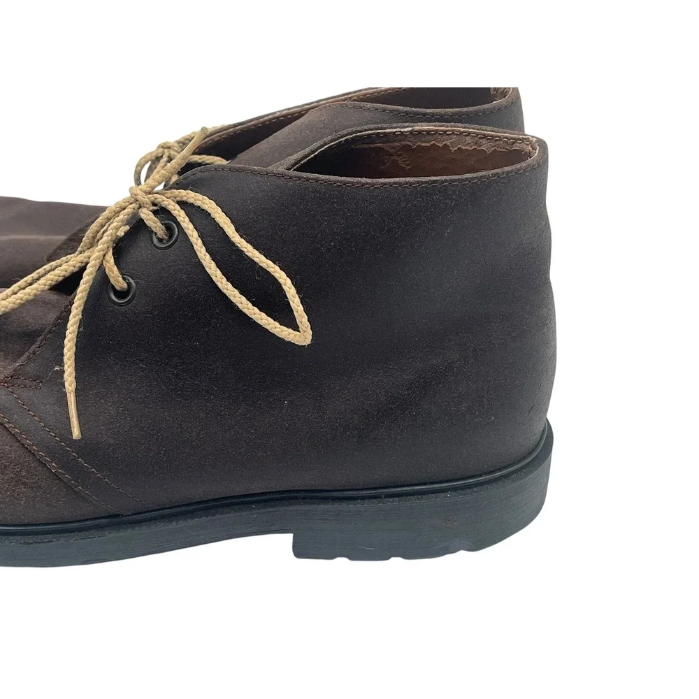 Vintage Bostonian Suede Leather Chukka Desert Boots Men Size 10M Brown 20853
